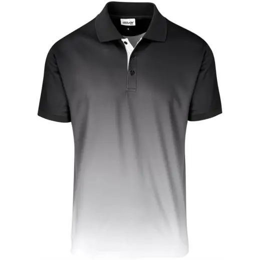 Mens Dakota Golf Shirt Charcoal Front